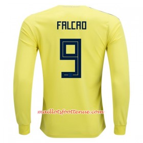 Maillot/Tenue Colombie Falcao 9 Domicile Coupe du monde 2018 Manche Longue